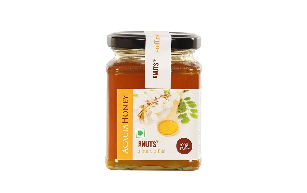 BNuts Acacia Honey    Glass Jar  325 grams